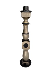 Silhouette Bougeoir noir& bronze