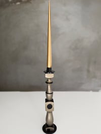 Silhouette Bougeoir noir& bronze