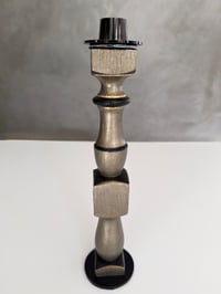Silhouette Bougeoir noir& bronze
