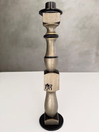 Silhouette Bougeoir noir& bronze