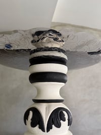 Arabesque plateau sur pied inox