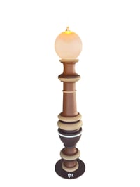 Trait blanc Lampe à huile