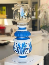 Onde bleue Bougeoir/Vase/Aquarium