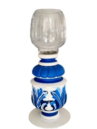 Onde bleue Bougeoir/Vase/Aquarium