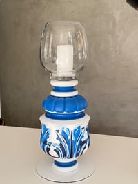 Onde bleue Bougeoir/Vase/Aquarium