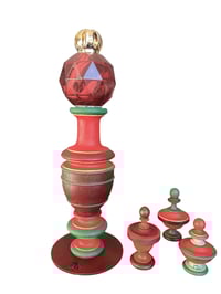 Rubis lampe Berger et ses 3 Turlupets