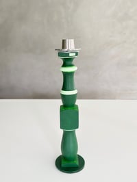Silhouette Bougeoir vert&vert pastel