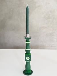 Silhouette Bougeoir vert&vert pastel