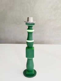 Silhouette Bougeoir vert&vert pastel