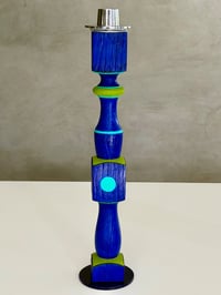 Outremer&vert d'eau bougeoir