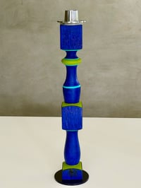 Outremer&vert d'eau bougeoir