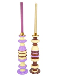 Saveurs pastel bougeoirs