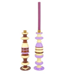 Saveurs pastel bougeoirs