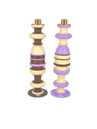 Saveurs pastel bougeoirs