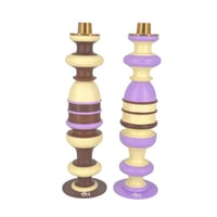 Saveurs pastel bougeoirs