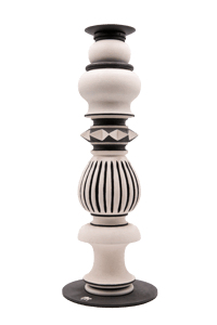 Blanc antique bougeoir