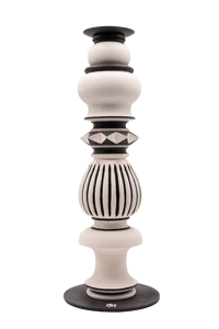 Blanc antique bougeoir