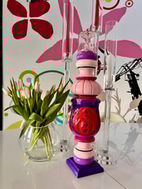 Eclat carmin lampe à huile