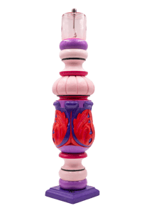 Eclat carmin lampe à huile