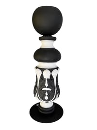 Eclat noir vase