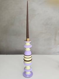 Saveurs pastel Bougeoir parme
