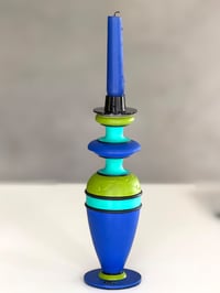 Bleu électrique bougeoir