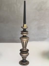 Bronze patiné bougeoir
