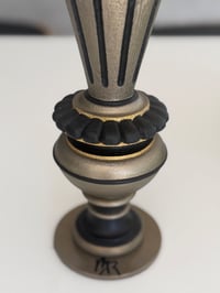 Bronze patiné bougeoir