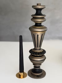 Bronze patiné bougeoir