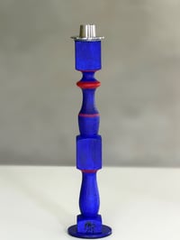 Outremer & cadmium bougeoir