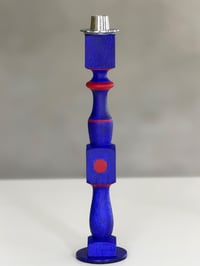 Outremer & cadmium bougeoir