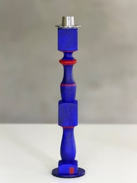 Outremer & cadmium bougeoir