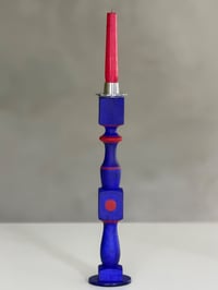 Outremer & cadmium bougeoir