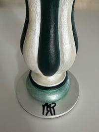 Arlequin bougeoir vert