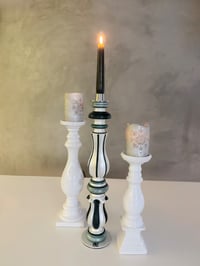 Arlequin bougeoir vert