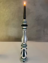Arlequin bougeoir vert