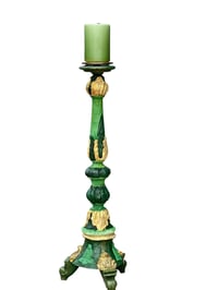 Vert sauge Lotus bougeoir
