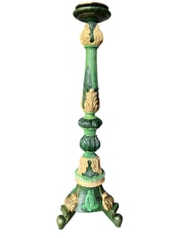 Vert sauge Lotus bougeoir