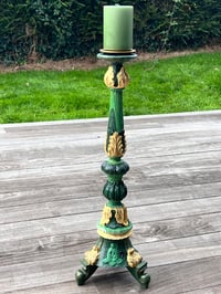 Vert sauge Lotus bougeoir