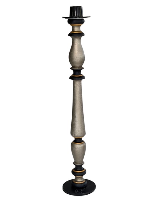Product Fuseau noir&bronze bougeoir