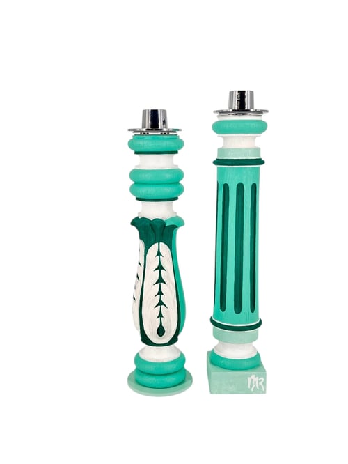 Product Vert émeraude bougeoirs