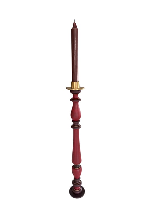 Product Fuseau bougeoir prune