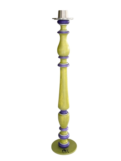 Product Fuseau Bougeoir vert& pourpre