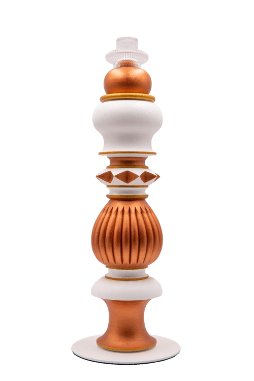 Product Blanc cuivré bougeoir