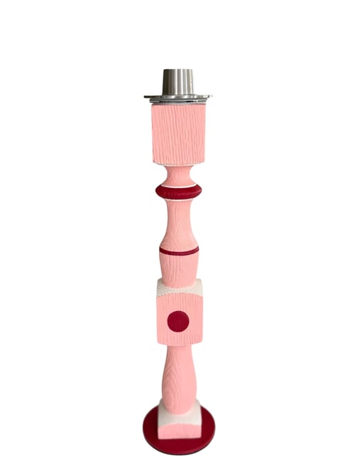 Product Silhouette rose clair&rouge Bougeoir