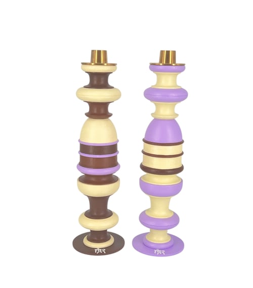 Product Saveurs pastel bougeoirs